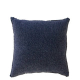 NAVY MERINO WOOL BLEND CUSHION 45cm x 45cm