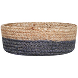 CHARCOAL / NATURAL JUTE BASKET BOWLS SET