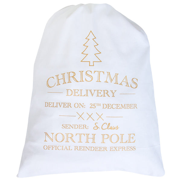 CHRISTMAS DELIVERY SANTA SACK - COPPER