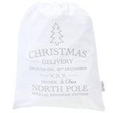 CHRISTMAS DELIVERY SANTA SACK - SILVER