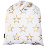 GOLD STAR SANTA SACK