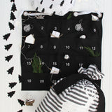 CLASSIC STRIPE SANTA SACK / SCANDI BLACK