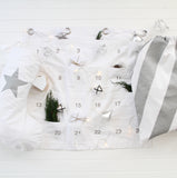 STAR CHRISTMAS STOCKING - SILVER